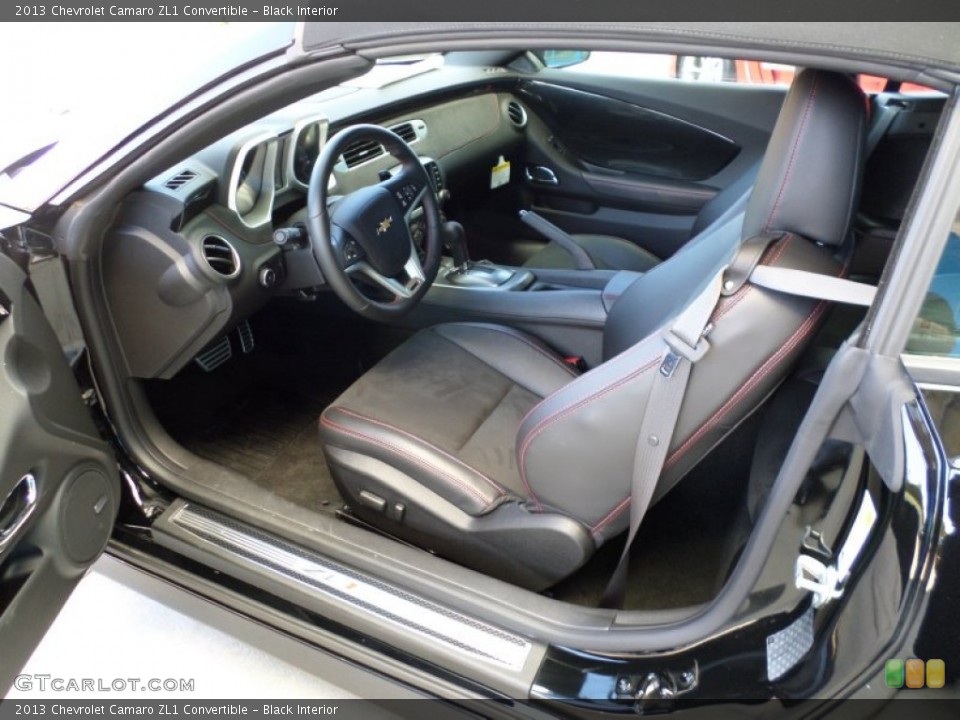 Black Interior Photo for the 2013 Chevrolet Camaro ZL1 Convertible #85722733