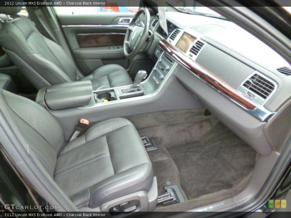 Charcoal Black Interior Front Seat for the 2012 Lincoln MKS EcoBoost AWD #85723429