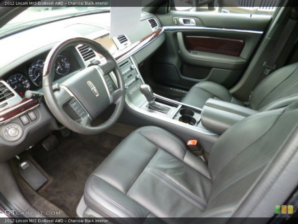 Charcoal Black Interior Prime Interior for the 2012 Lincoln MKS EcoBoost AWD #85723558