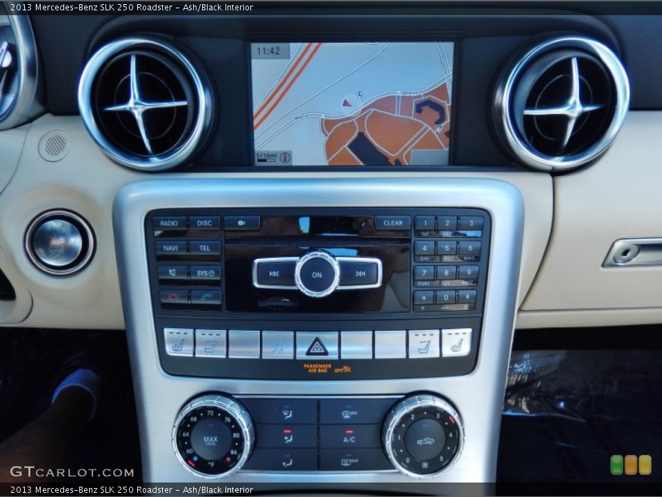 Ash/Black Interior Controls for the 2013 Mercedes-Benz SLK 250 Roadster #85724959