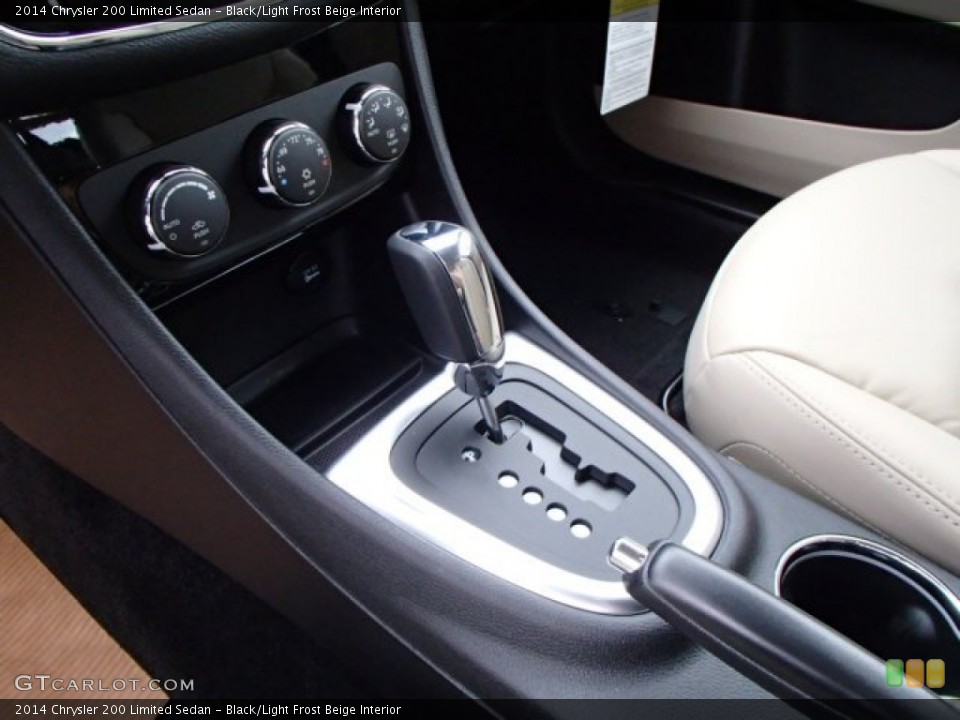 Black/Light Frost Beige Interior Transmission for the 2014 Chrysler 200 Limited Sedan #85725091