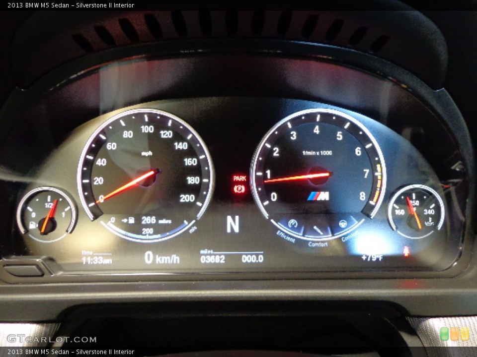 Silverstone II Interior Gauges for the 2013 BMW M5 Sedan #85728184