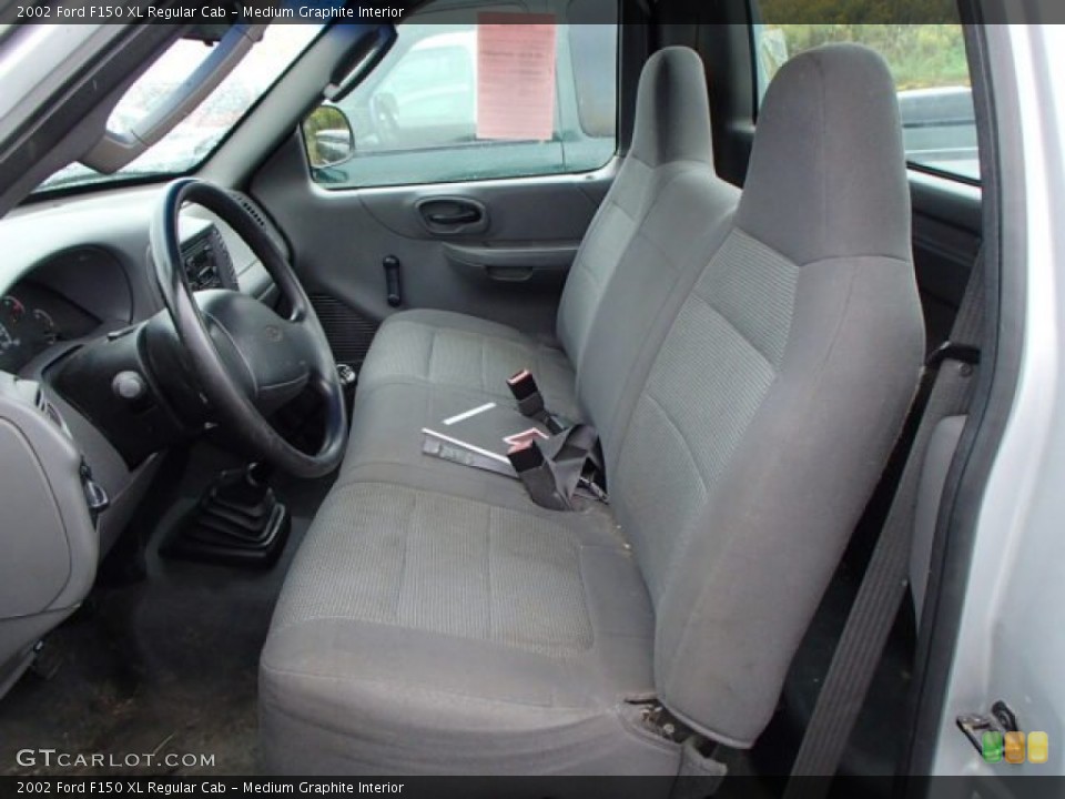 Medium Graphite Interior Front Seat for the 2002 Ford F150 XL Regular Cab #85731316