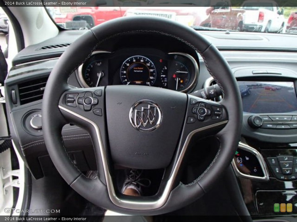 Ebony Interior Steering Wheel for the 2014 Buick LaCrosse Leather #85732801