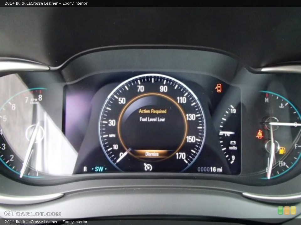 Ebony Interior Gauges for the 2014 Buick LaCrosse Leather #85732822