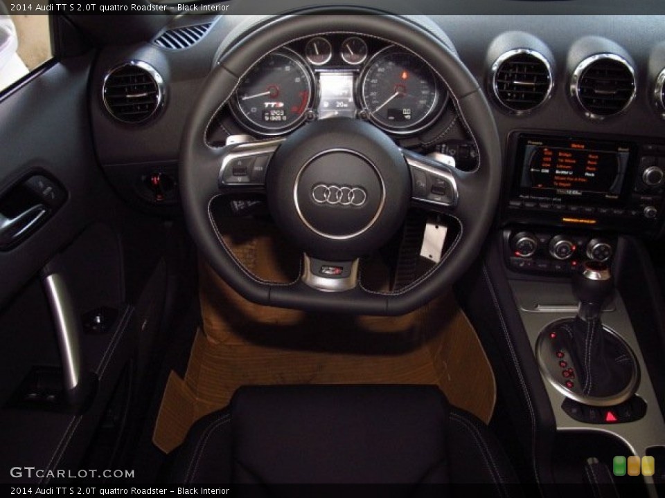 Black Interior Steering Wheel for the 2014 Audi TT S 2.0T quattro Roadster #85735018