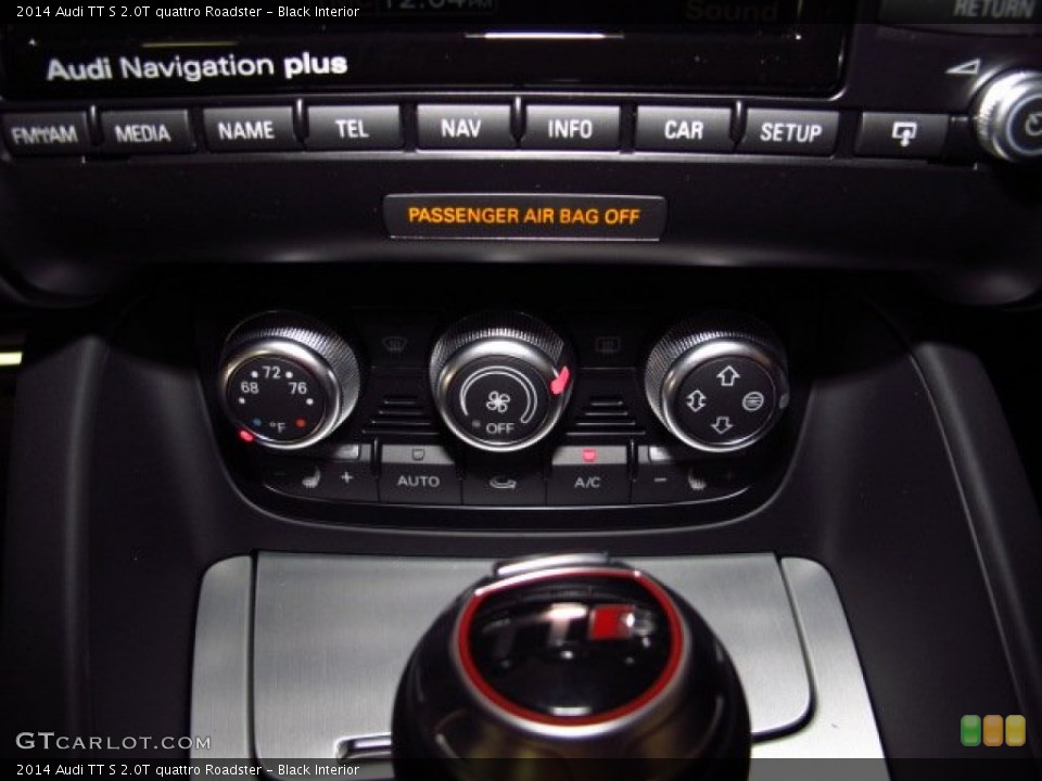 Black Interior Controls for the 2014 Audi TT S 2.0T quattro Roadster #85735204