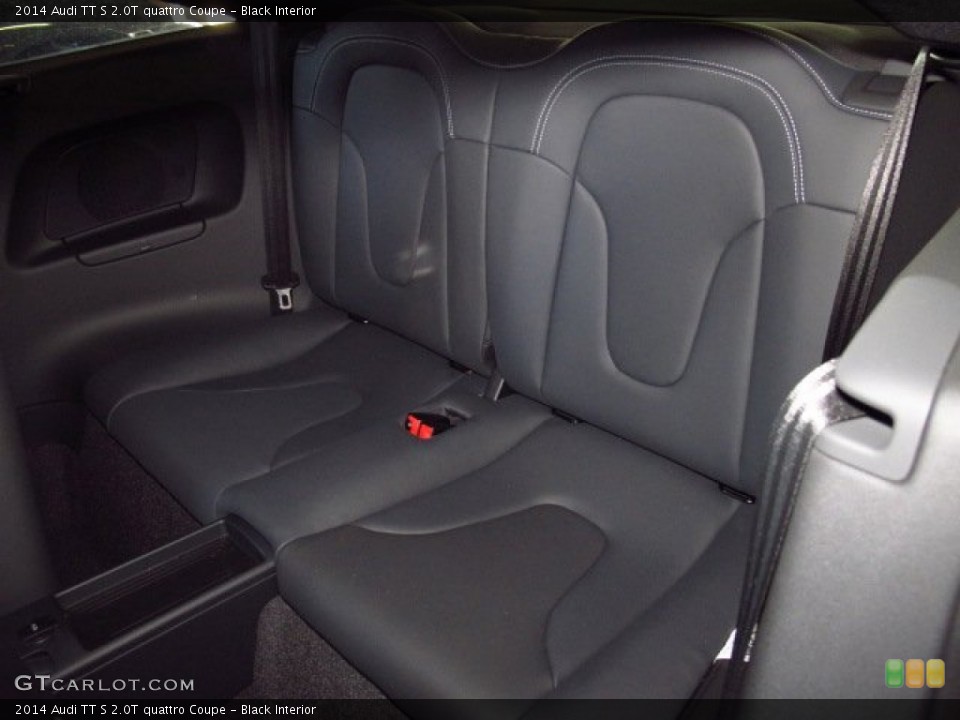 Black Interior Rear Seat for the 2014 Audi TT S 2.0T quattro Coupe #85735483