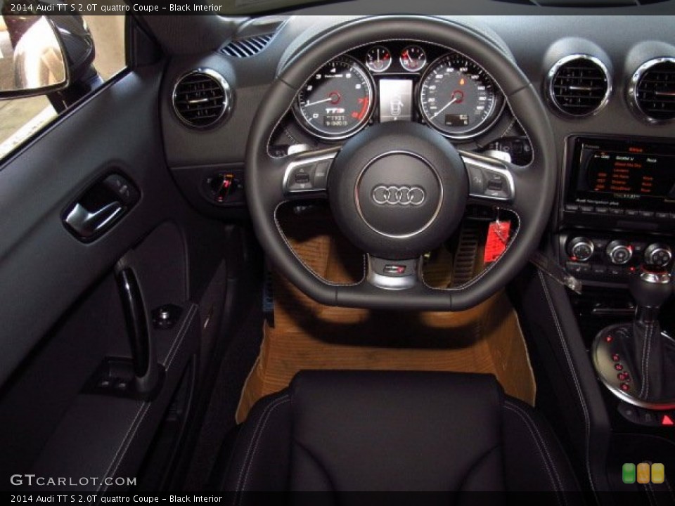 Black Interior Steering Wheel for the 2014 Audi TT S 2.0T quattro Coupe #85735504