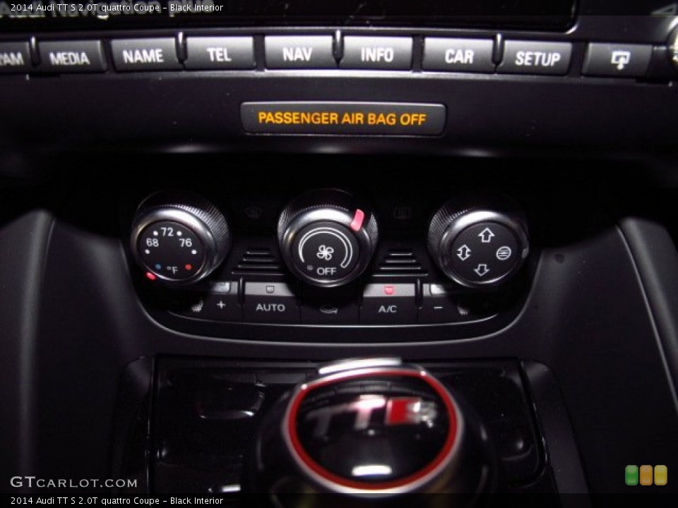 Black Interior Controls for the 2014 Audi TT S 2.0T quattro Coupe #85735679