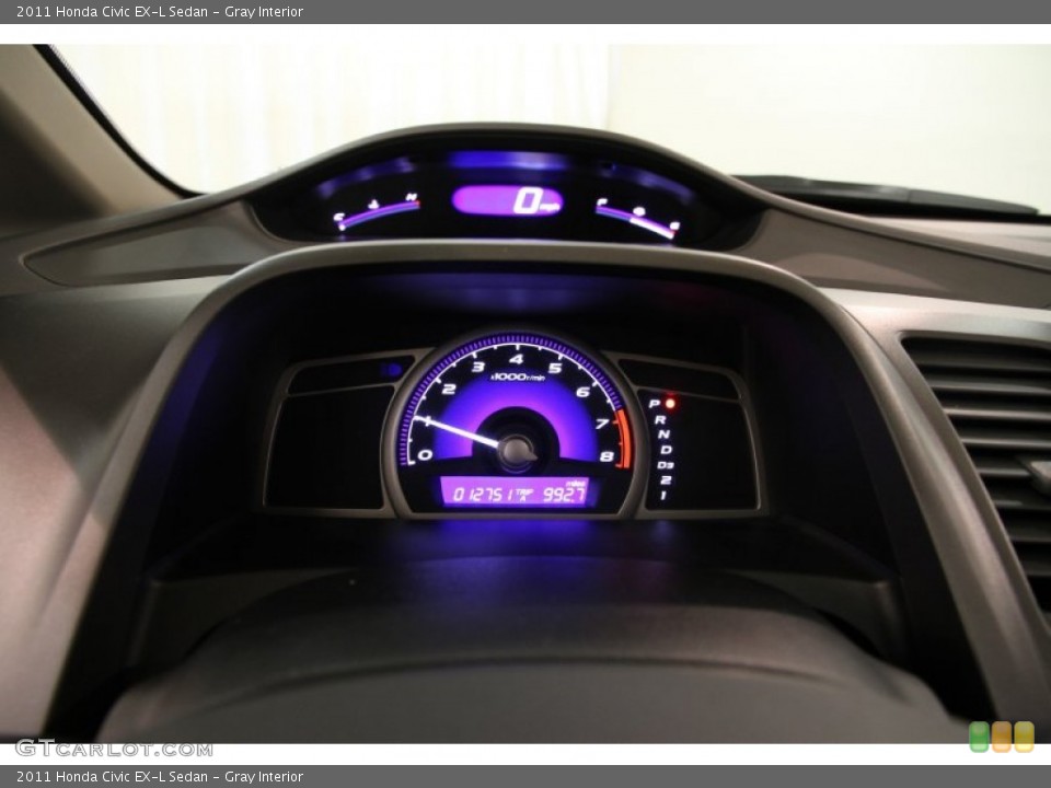 Gray Interior Gauges for the 2011 Honda Civic EX-L Sedan #85735771