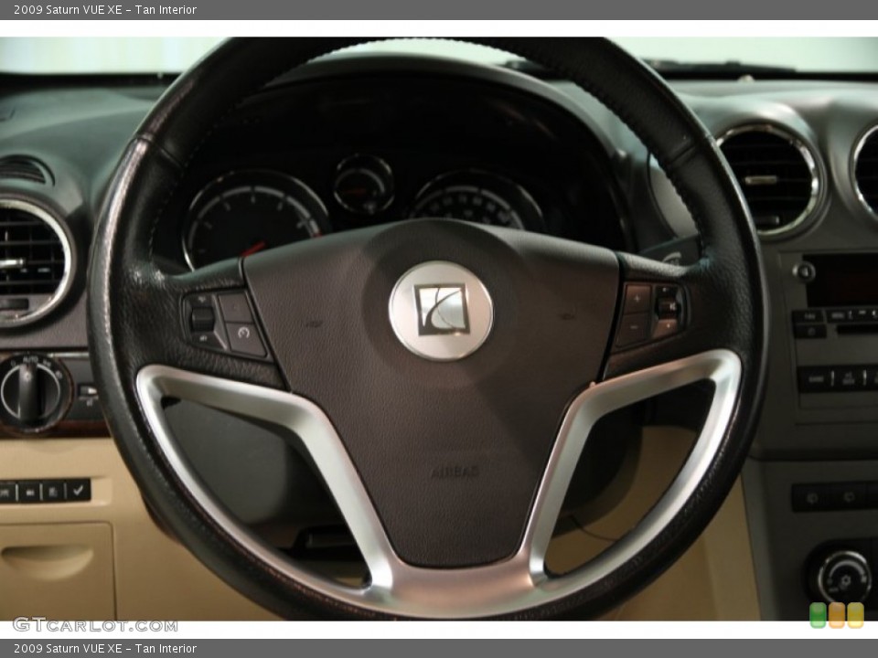 Tan Interior Steering Wheel for the 2009 Saturn VUE XE #85736182