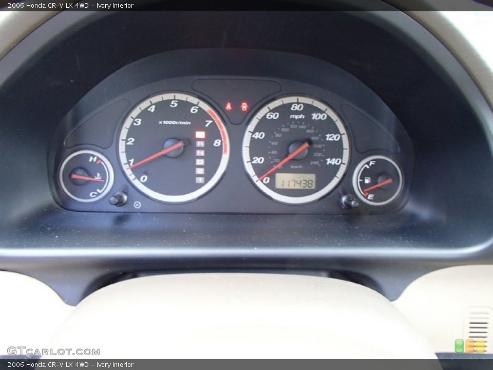 Ivory Interior Gauges for the 2006 Honda CR-V LX 4WD #85736266