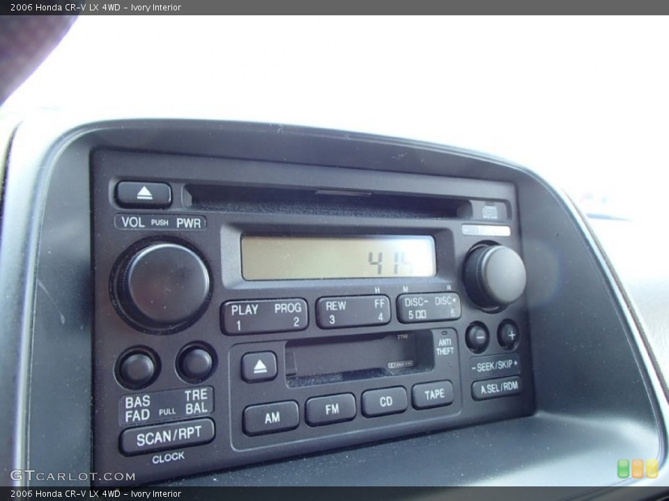Ivory Interior Audio System for the 2006 Honda CR-V LX 4WD #85736287