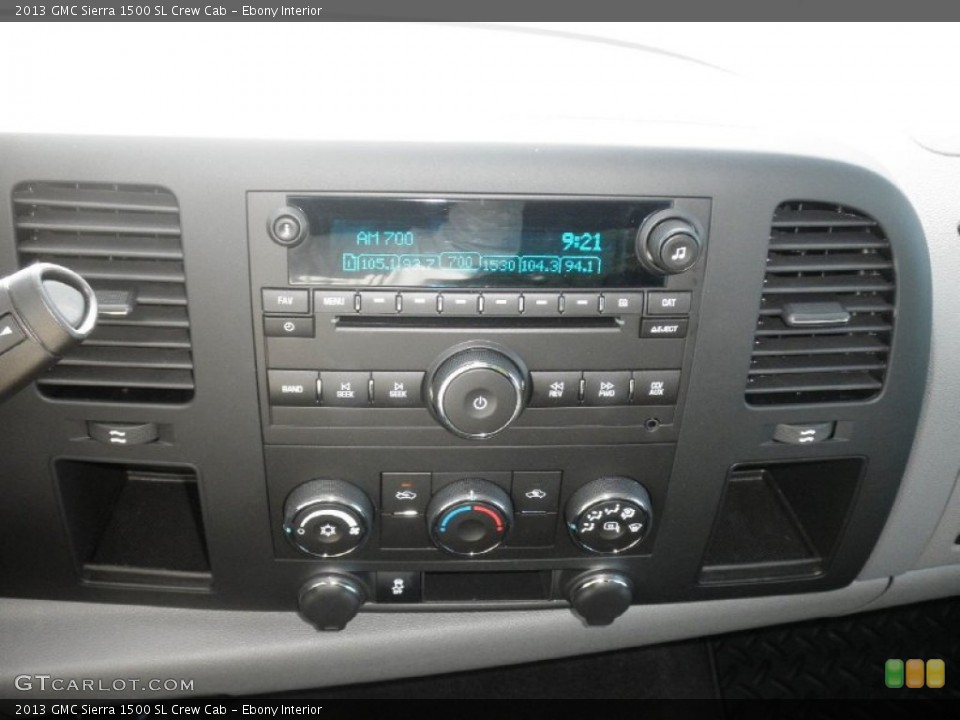 Ebony Interior Controls for the 2013 GMC Sierra 1500 SL Crew Cab #85736449