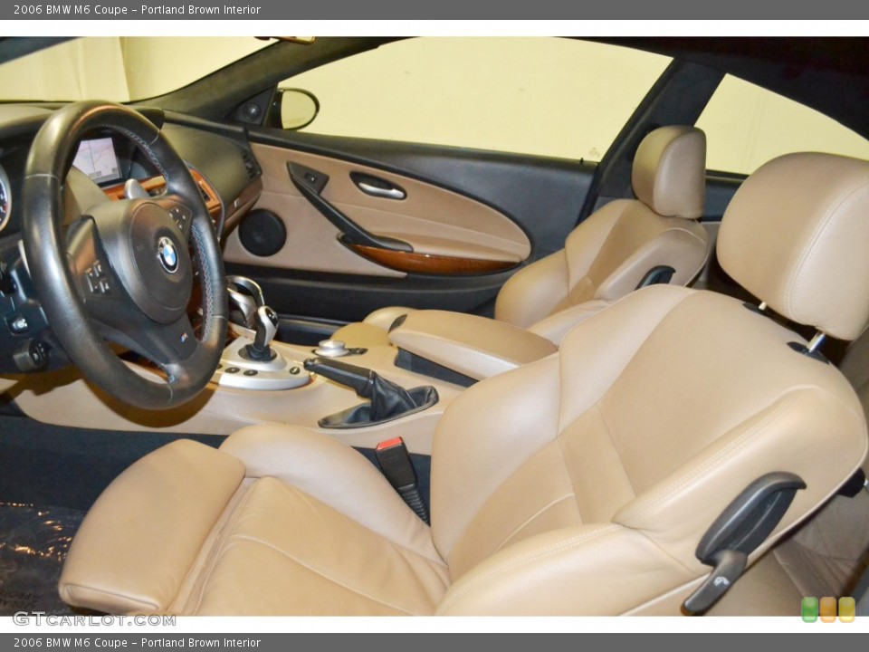 Portland Brown Interior Front Seat for the 2006 BMW M6 Coupe #85739875