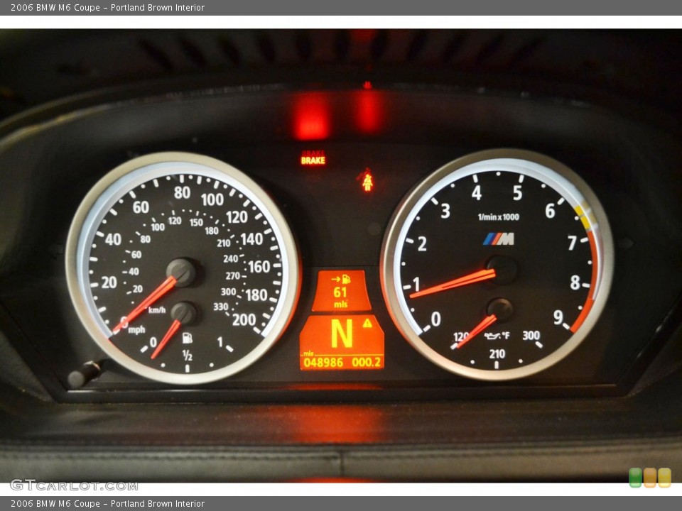 Portland Brown Interior Gauges for the 2006 BMW M6 Coupe #85740106