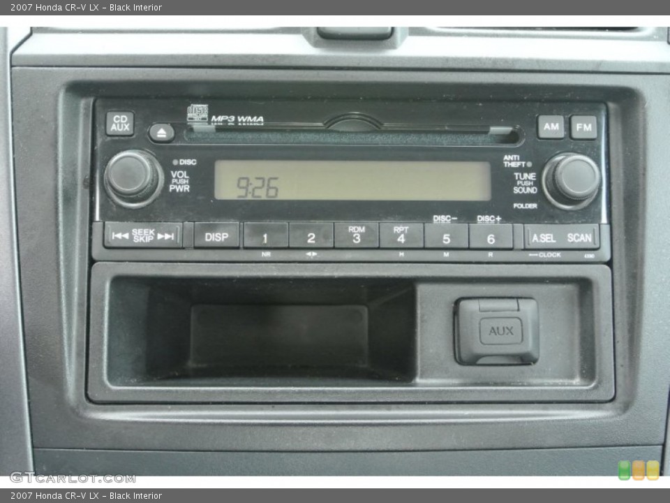 Black Interior Audio System for the 2007 Honda CR-V LX #85740838