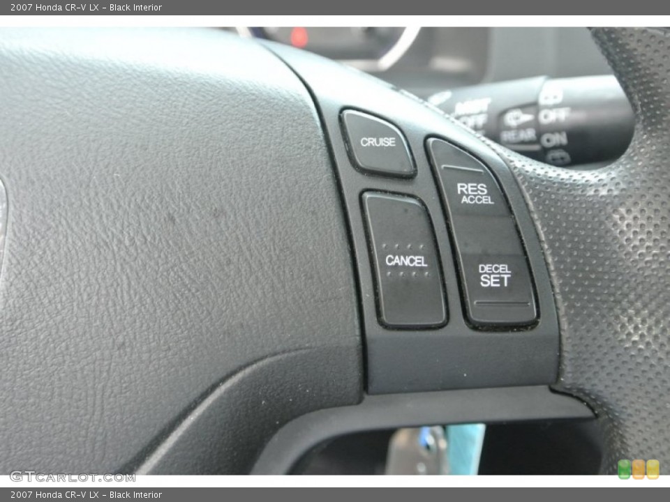Black Interior Controls for the 2007 Honda CR-V LX #85740848
