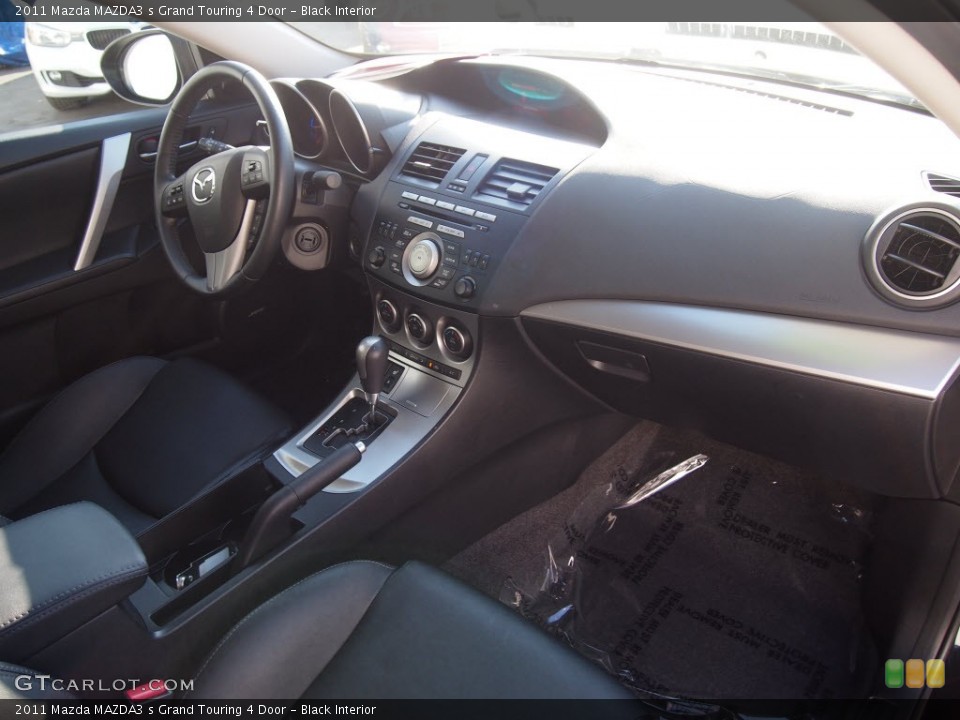 Black Interior Dashboard for the 2011 Mazda MAZDA3 s Grand Touring 4 Door #85740970