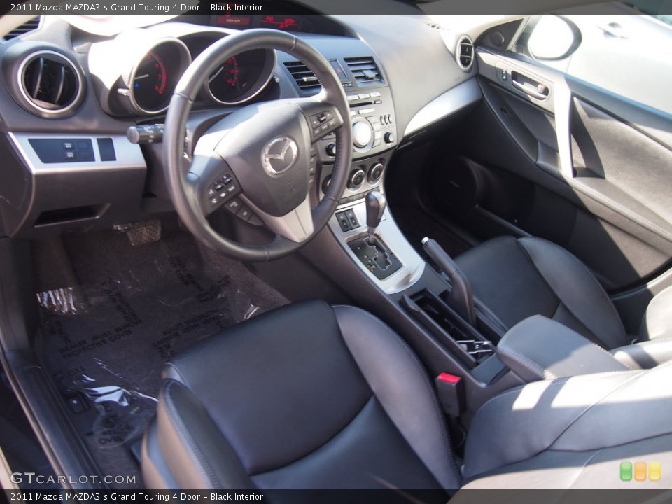 Black Interior Prime Interior for the 2011 Mazda MAZDA3 s Grand Touring 4 Door #85741117