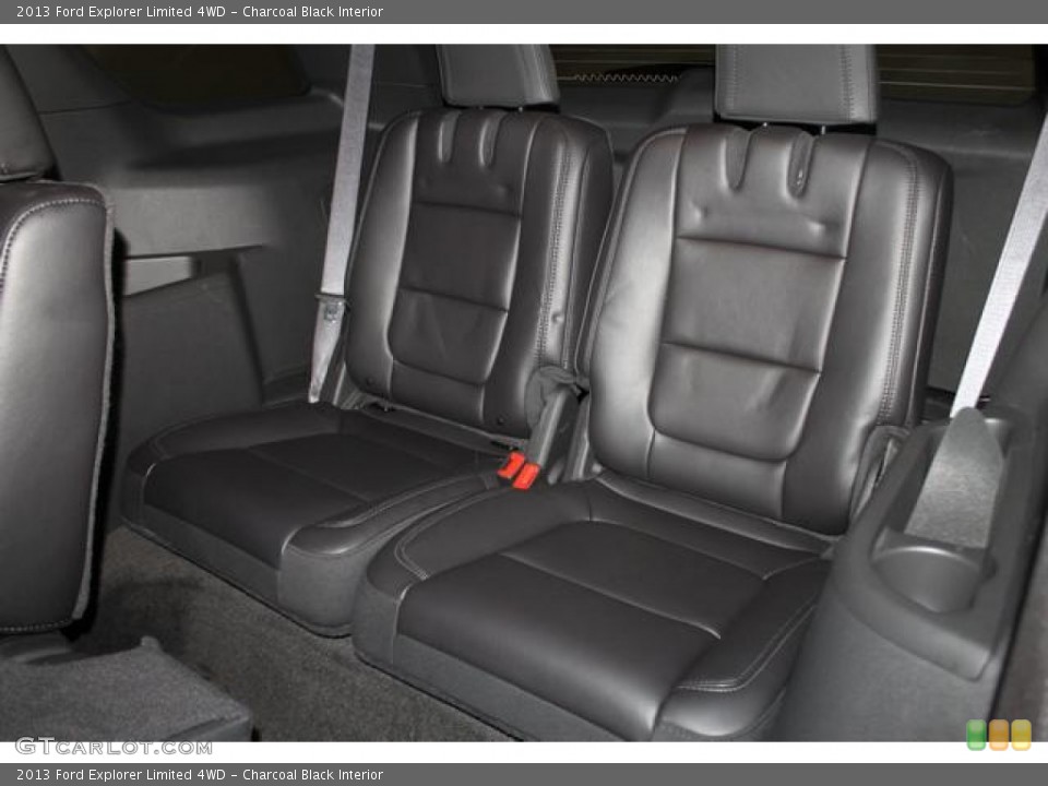 Charcoal Black Interior Rear Seat for the 2013 Ford Explorer Limited 4WD #85743970
