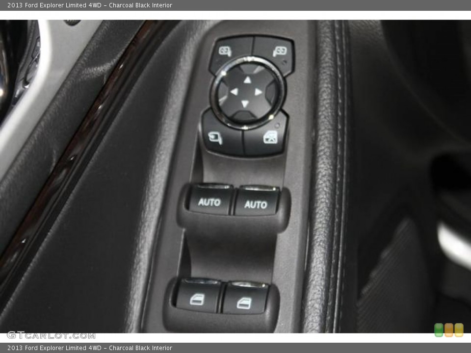 Charcoal Black Interior Controls for the 2013 Ford Explorer Limited 4WD #85743997