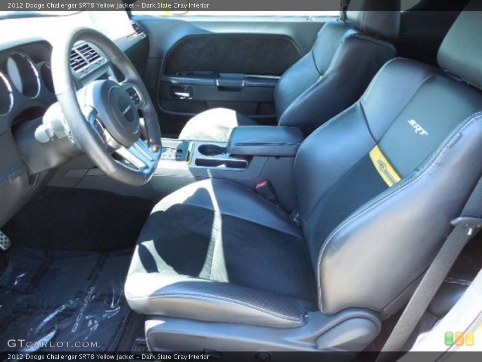 Dark Slate Gray Interior Photo for the 2012 Dodge Challenger SRT8 Yellow Jacket #85745060
