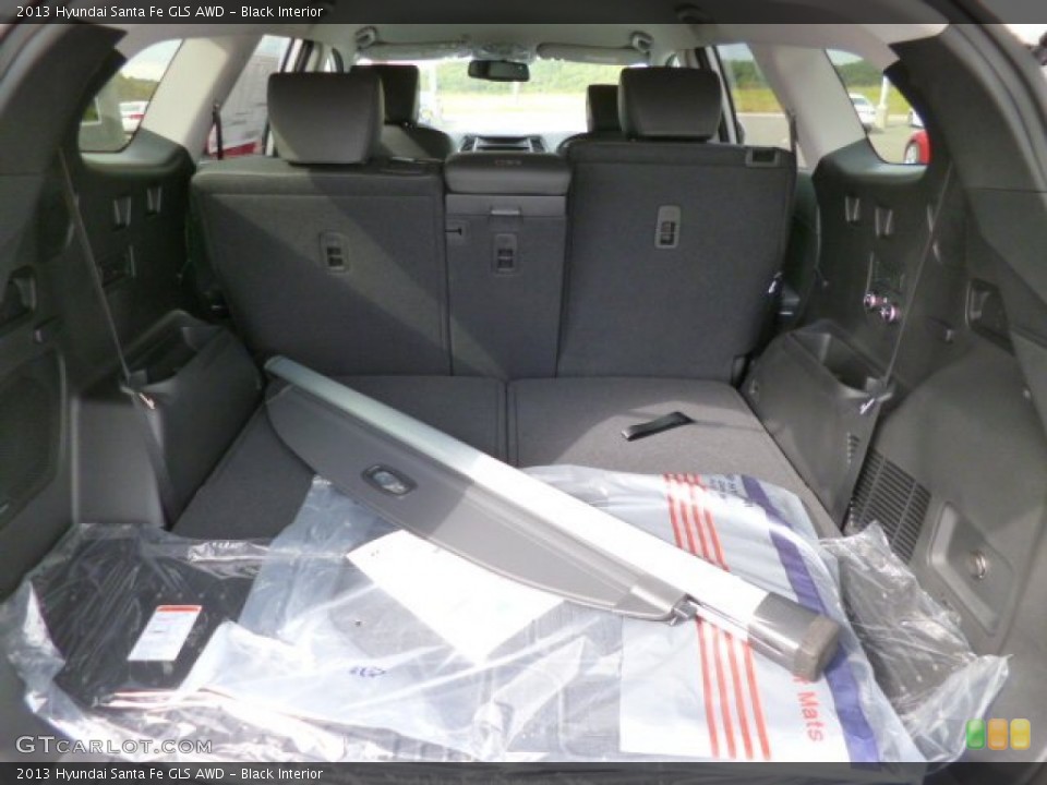 Black Interior Trunk for the 2013 Hyundai Santa Fe GLS AWD #85745670