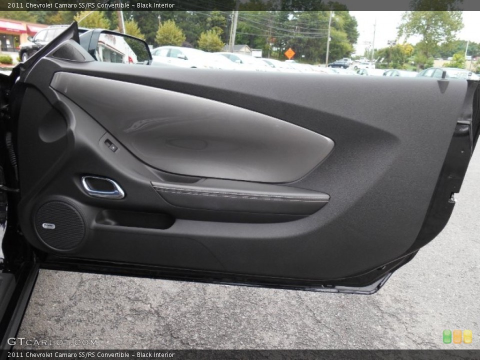 Black Interior Door Panel for the 2011 Chevrolet Camaro SS/RS Convertible #85749405