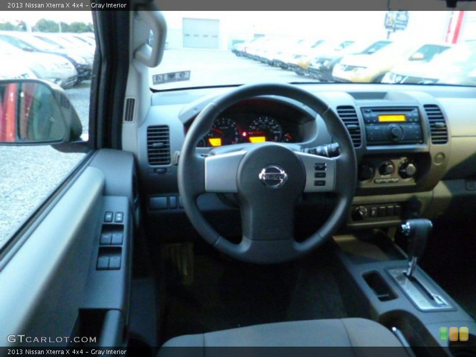 Gray Interior Dashboard for the 2013 Nissan Xterra X 4x4 #85750110