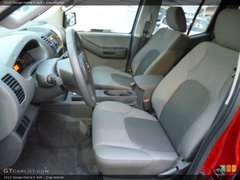 Gray Interior Front Seat for the 2013 Nissan Xterra X 4x4 #85750131