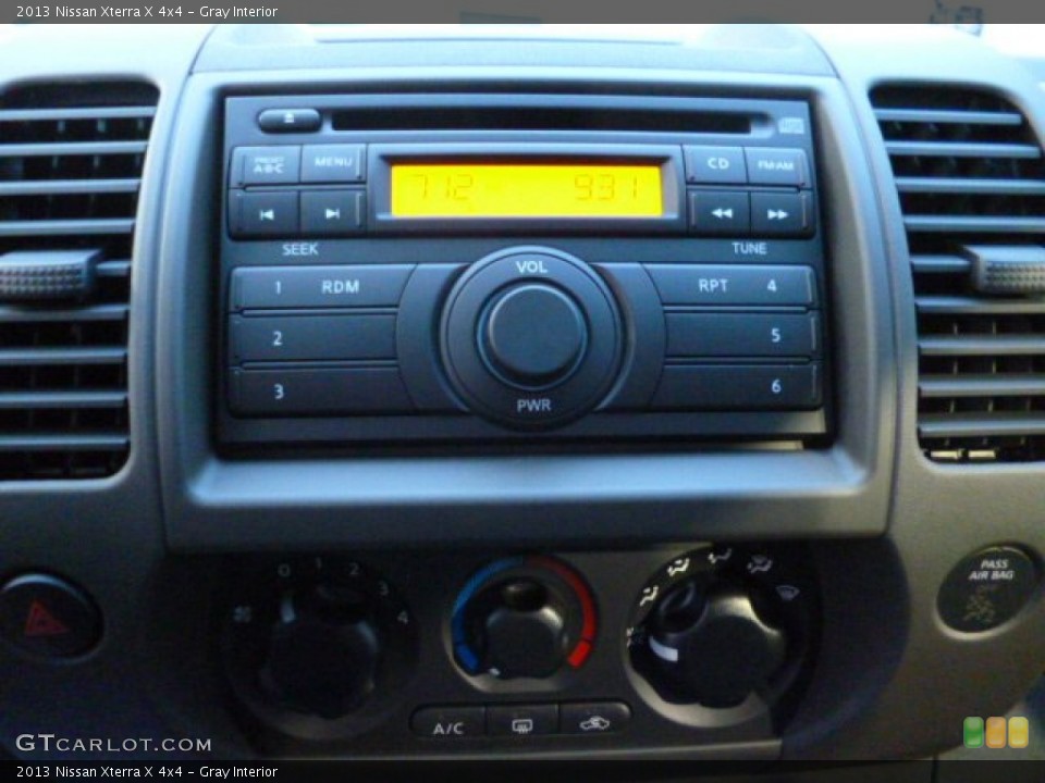 Gray Interior Audio System for the 2013 Nissan Xterra X 4x4 #85750209