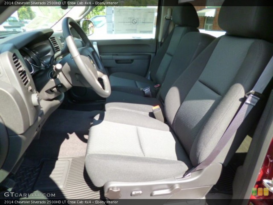 Ebony Interior Front Seat for the 2014 Chevrolet Silverado 2500HD LT Crew Cab 4x4 #85754378