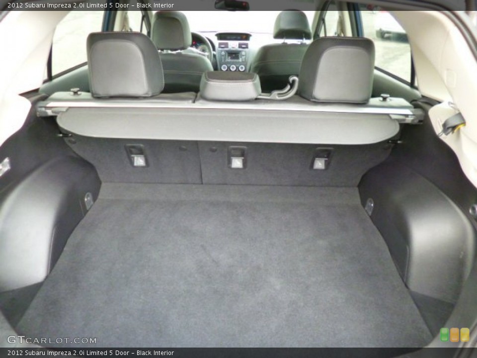 Black Interior Trunk for the 2012 Subaru Impreza 2.0i Limited 5 Door #85756146