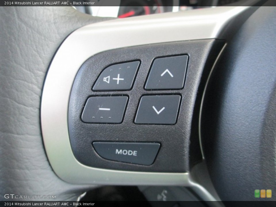 Black Interior Controls for the 2014 Mitsubishi Lancer RALLIART AWC #85756182