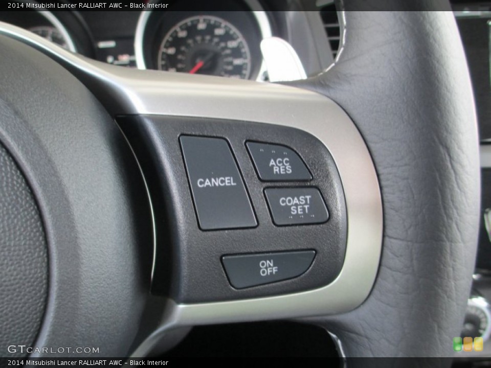 Black Interior Controls for the 2014 Mitsubishi Lancer RALLIART AWC #85756205