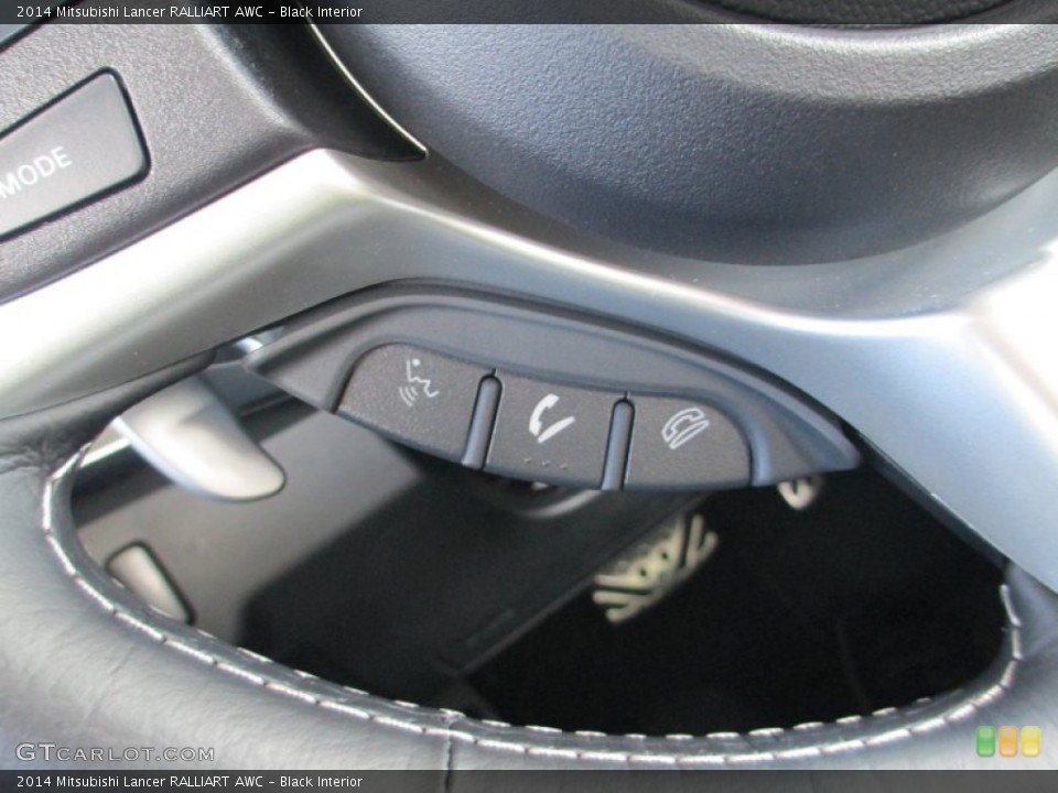Black Interior Controls for the 2014 Mitsubishi Lancer RALLIART AWC #85756230
