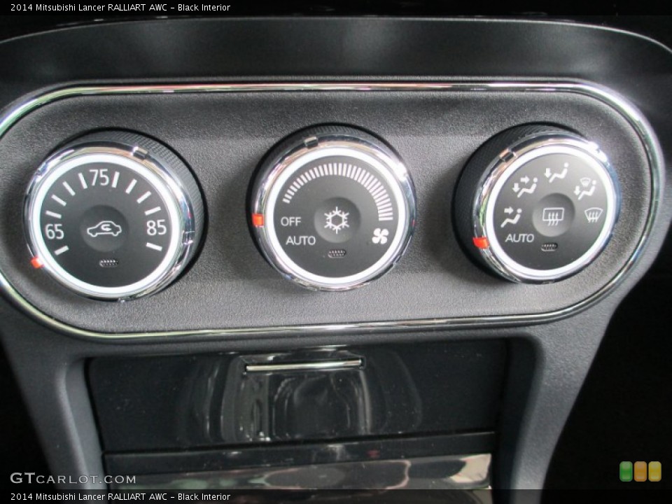 Black Interior Controls for the 2014 Mitsubishi Lancer RALLIART AWC #85756416