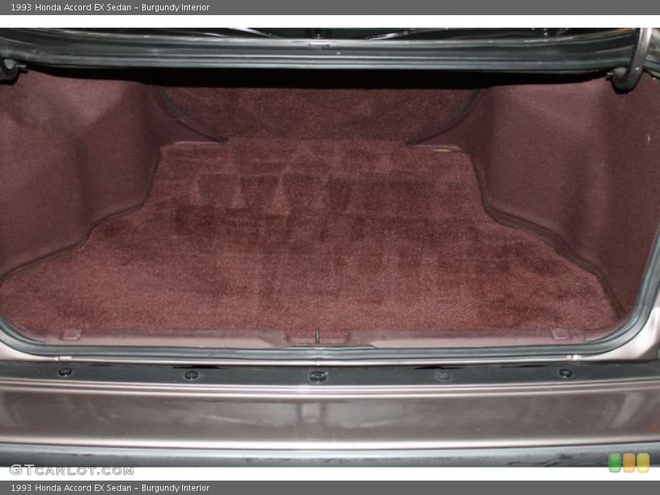Burgundy Interior Trunk for the 1993 Honda Accord EX Sedan #85760547