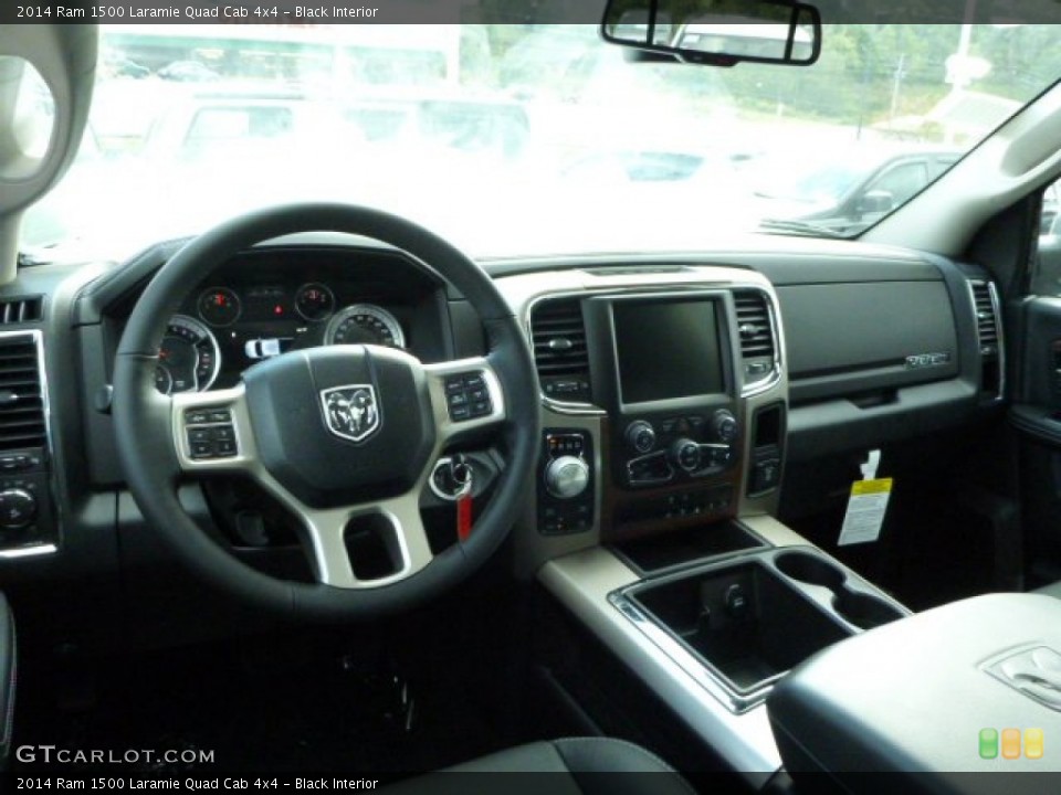 Black Interior Dashboard for the 2014 Ram 1500 Laramie Quad Cab 4x4 #85760622