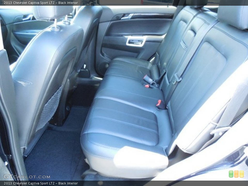Black Interior Rear Seat for the 2013 Chevrolet Captiva Sport LTZ #85760748