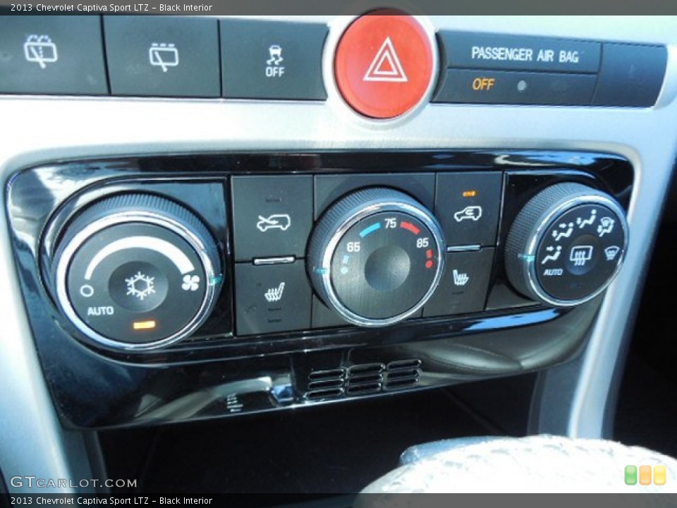 Black Interior Controls for the 2013 Chevrolet Captiva Sport LTZ #85761087
