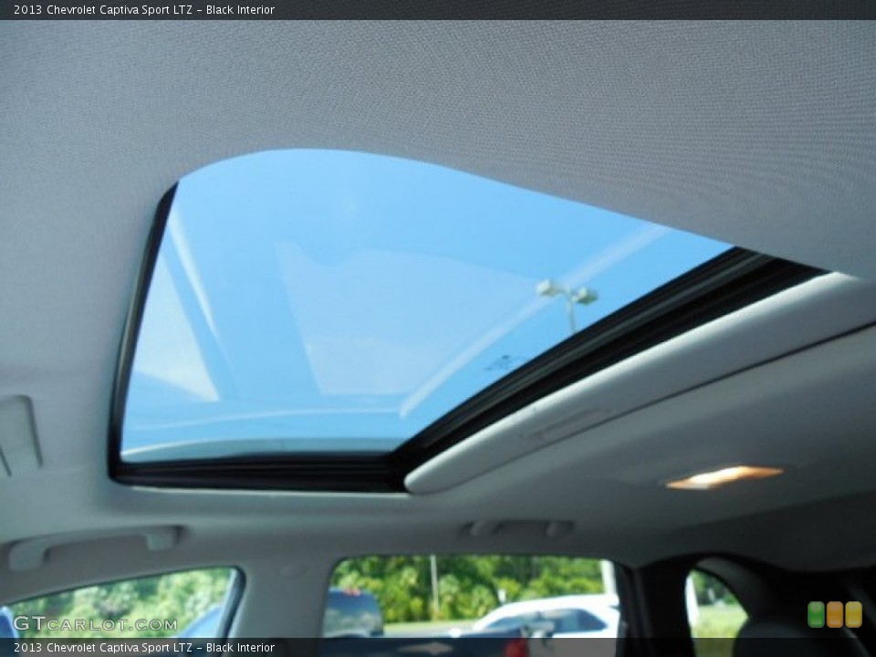 Black Interior Sunroof for the 2013 Chevrolet Captiva Sport LTZ #85761108