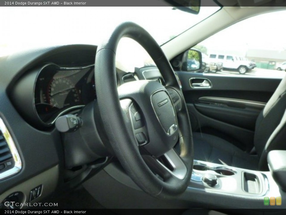 Black Interior Steering Wheel for the 2014 Dodge Durango SXT AWD #85761132