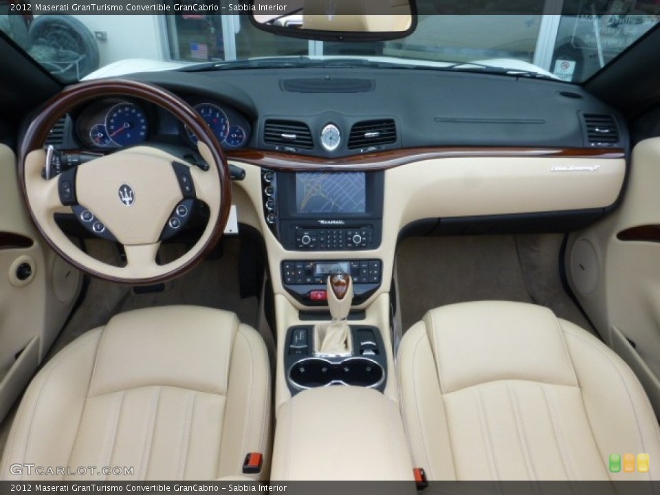 Sabbia Interior Dashboard for the 2012 Maserati GranTurismo Convertible GranCabrio #85765302