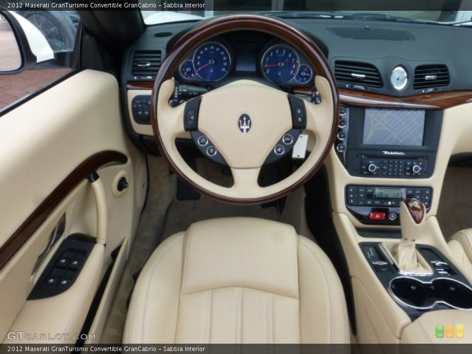 Sabbia Interior Dashboard for the 2012 Maserati GranTurismo Convertible GranCabrio #85765308
