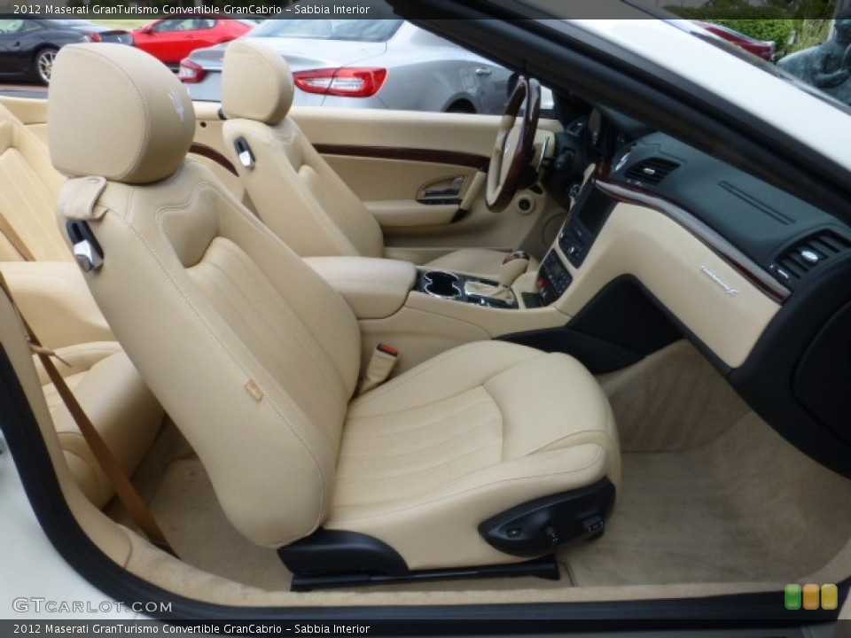 Sabbia Interior Front Seat for the 2012 Maserati GranTurismo Convertible GranCabrio #85765353