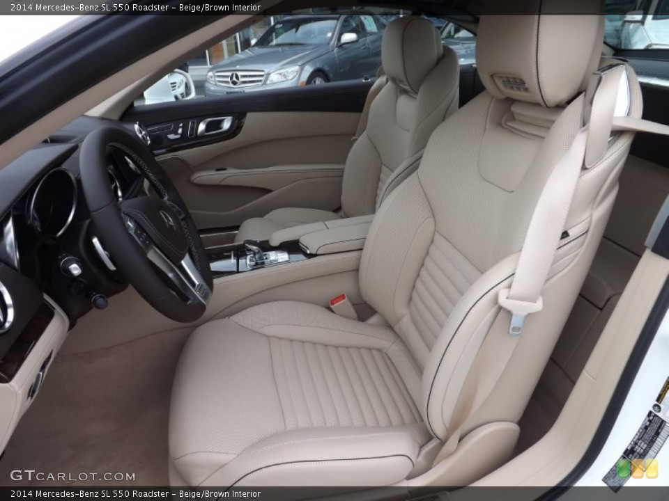 Beige/Brown Interior Photo for the 2014 Mercedes-Benz SL 550 Roadster #85766182