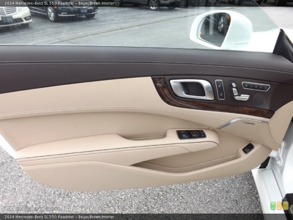 Beige/Brown Interior Door Panel for the 2014 Mercedes-Benz SL 550 Roadster #85766208